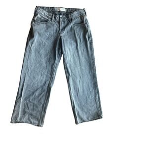 Hollister Low Rise Baggy Jeans W31‎ Gray Denim Wide Leg